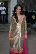 Mona Singh on the sets of Jhalak Dikhla Ja in Filmistan on 17th Feb 2011 (4).JPG